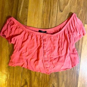 Pink Crop Top